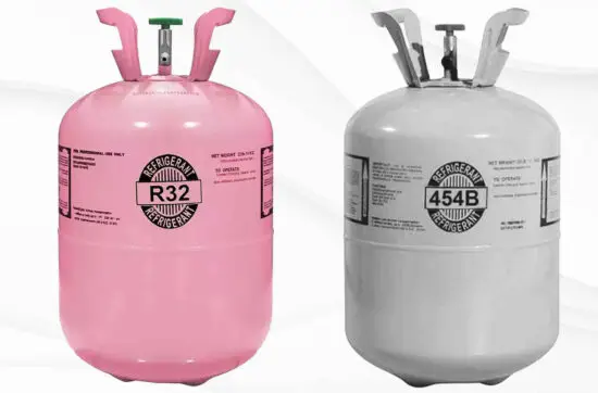 New A2L refrigerant types R454b and R32