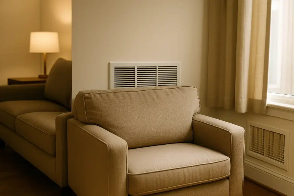 Keep your a/c vents clear and open