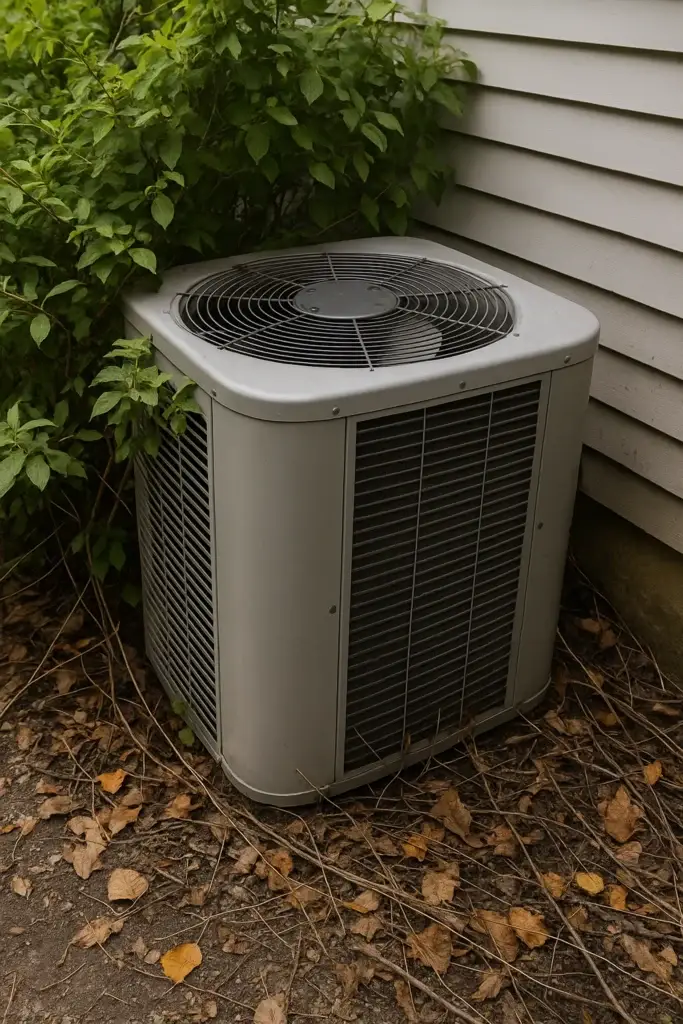 Keep your condenser free of obstructions