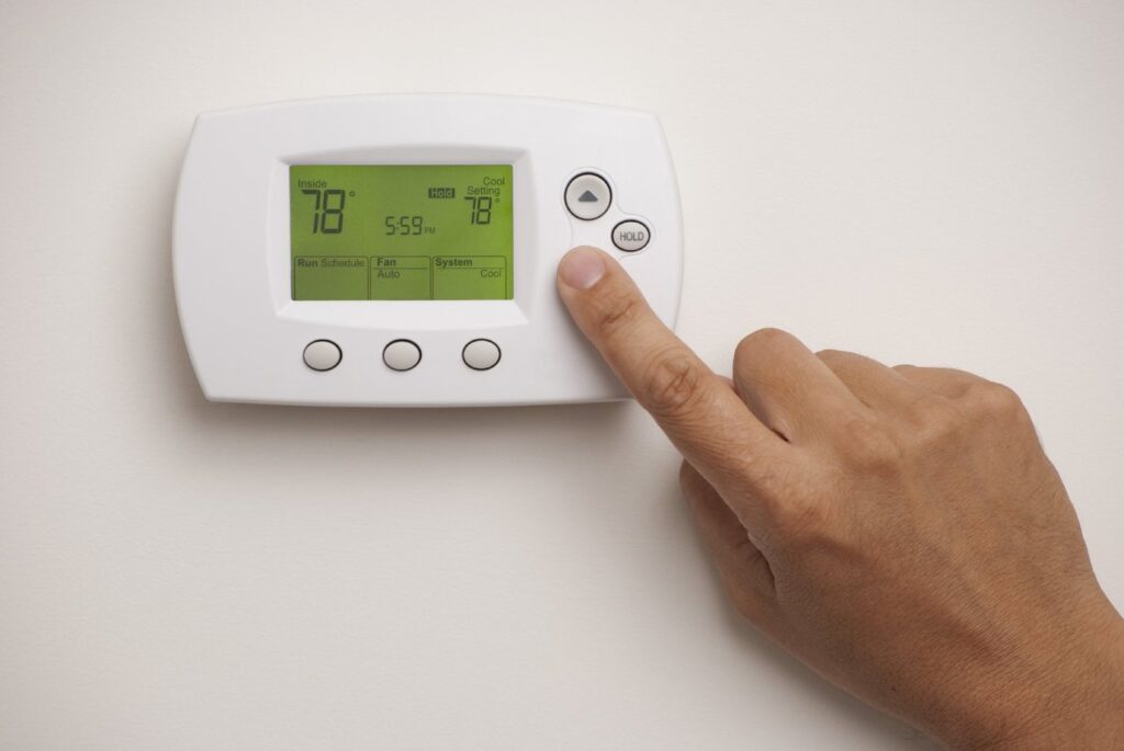 Honeywell makes a variety of simple, programmable and wifi connected thermostats