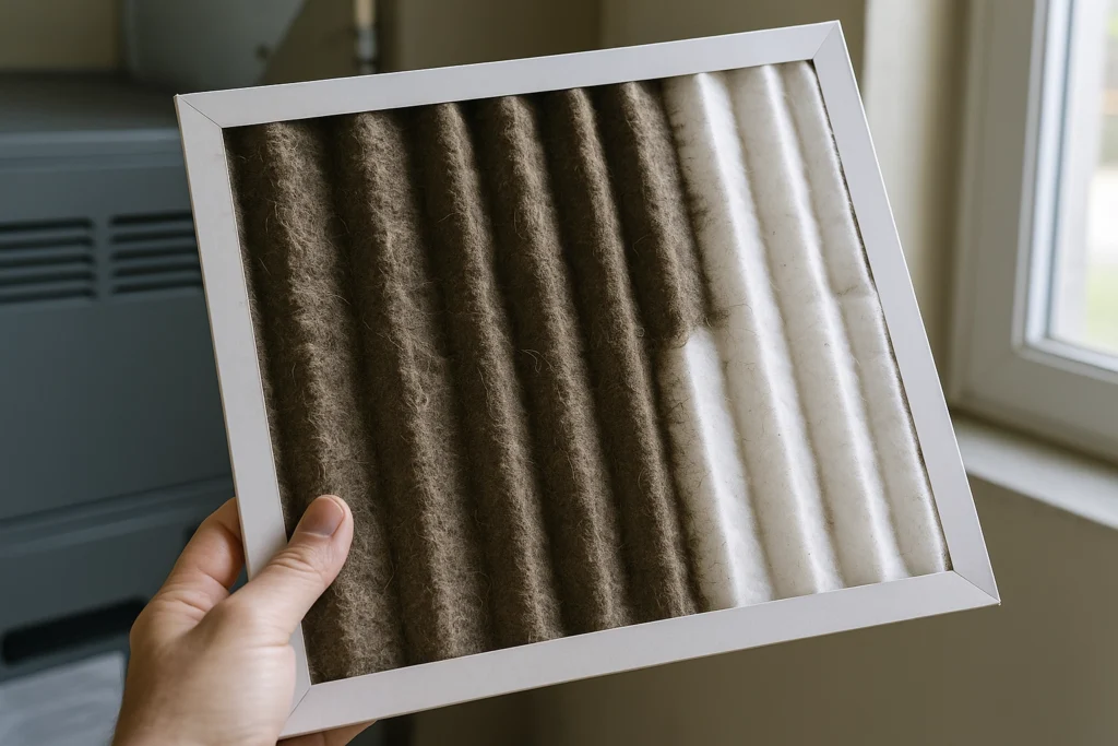 Standard filters should be changed every 4 weeks