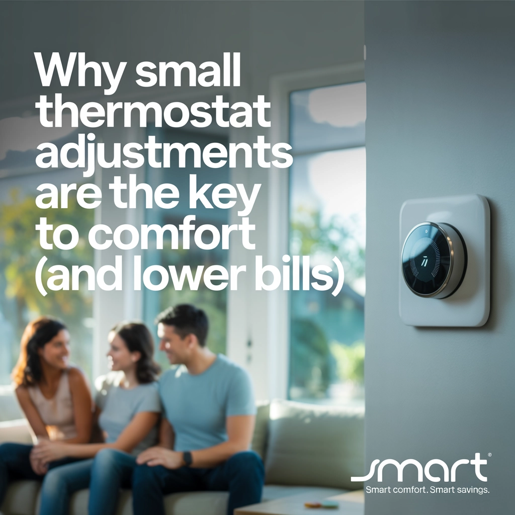 Why Small Thermostat Adjustments Are the Key to Comfort (and Lower Bills)