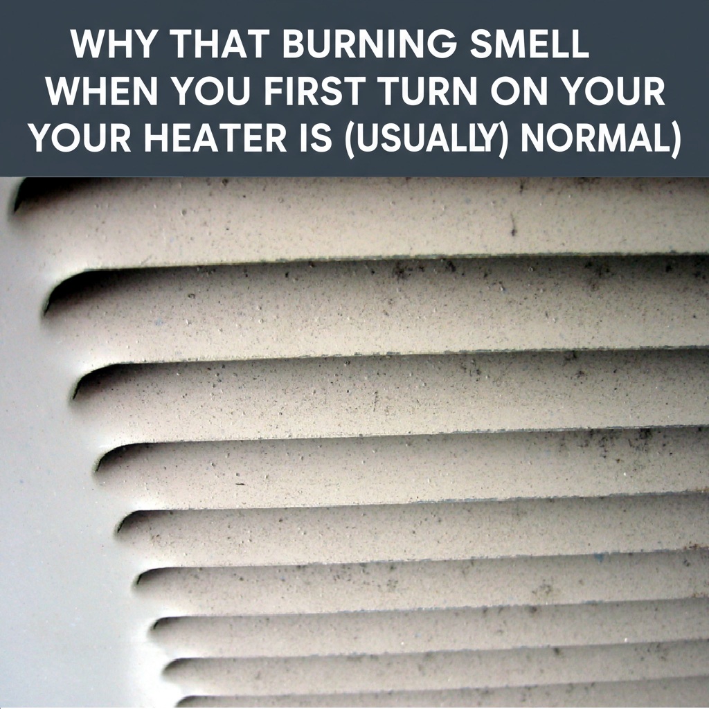 Heater burning smell