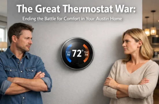 When two or more people disagree on a comfortable temperature in the home