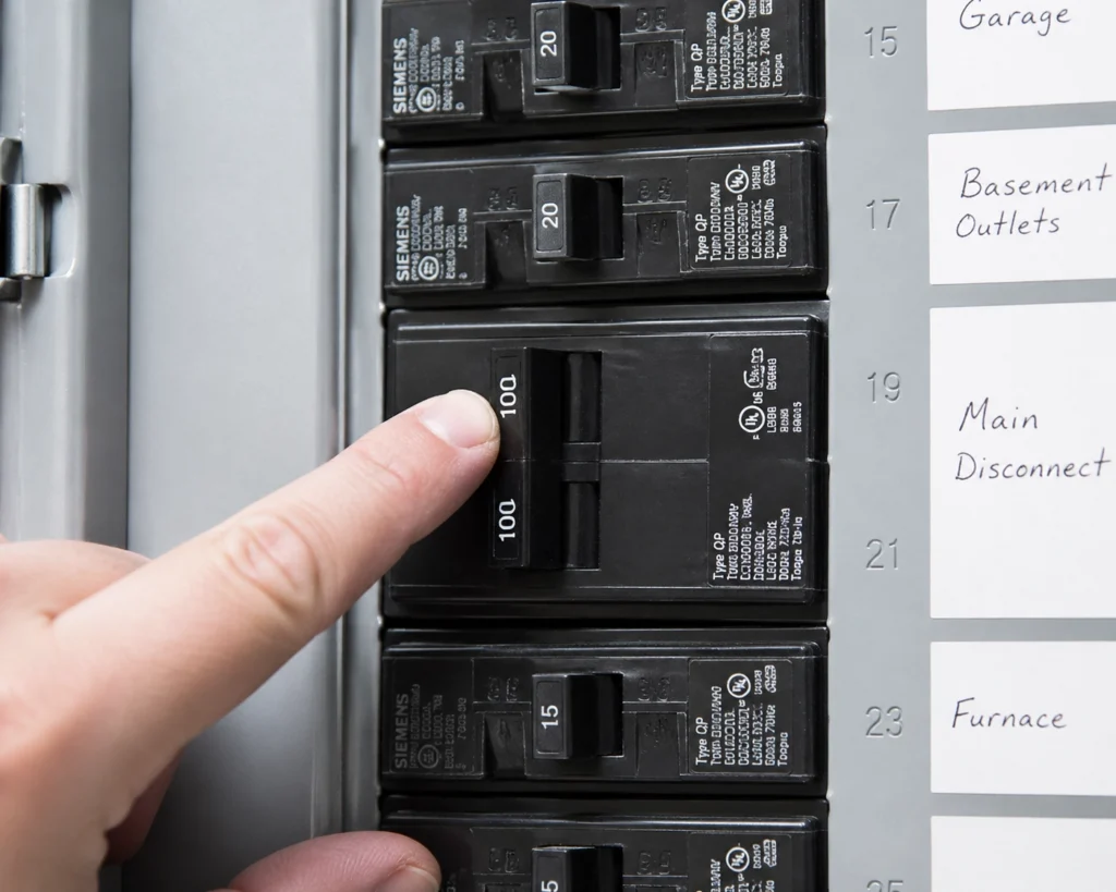 It's important to know where your breaker box is located