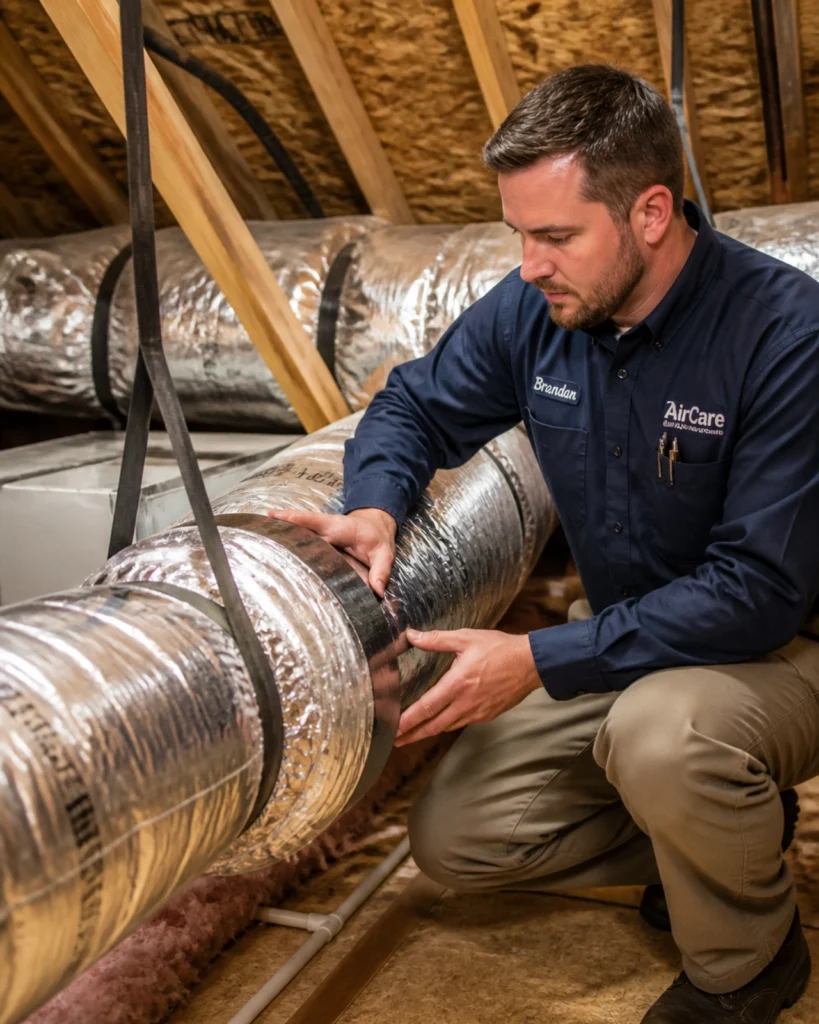 Keep ducts in good condition and check for leaks regularly