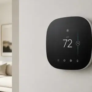 Keep your thermostat set at a temperature your system can reach