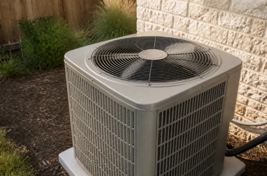 A condenser placed on a condenser base