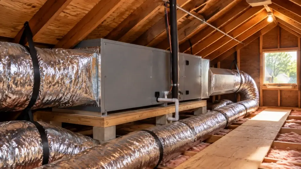 hot attic space