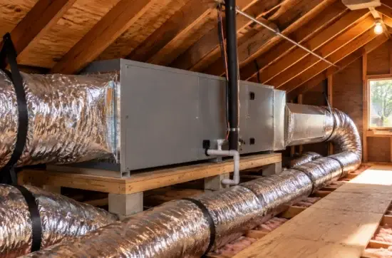 hot attic space