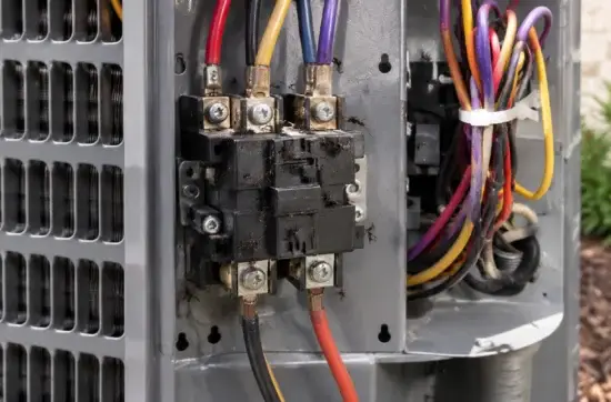 Your HVAC system contains wiring, small components and control boards to know when to run and in what mode